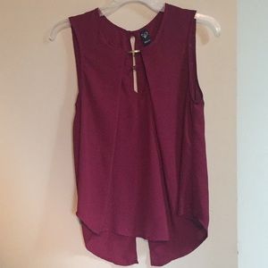 Open back sexy tank.